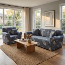 Комплект калъфи за диван и фотьойл Ориент - Сив Комплект калъфи за диван и фотьойл Ориент - Сив