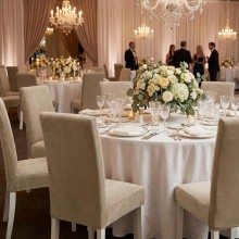 Комплект калъфи за стол Вера - Беж, 6 броя