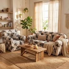 Комплект калъфи за диван и фотьойл Лео