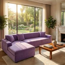 Калъф за ъглов диван Вера - Лила