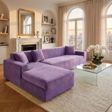 Калъф за ъглов диван Вера - Лила