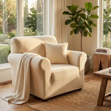 Kалъф за фотьойл Вера - Крем