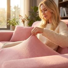 Kалъф за диван Ария - Розов