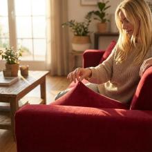 Kалъф за диван Ария - Червен