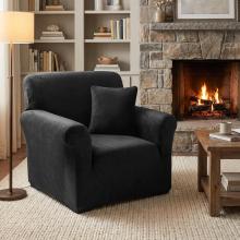 Kалъф за фотьойл Вера - Черен