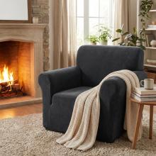 Kалъф за фотьойл Вера - Черен