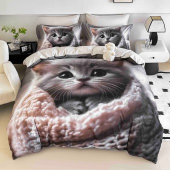 3D комплект чаршафи от 4 части, Коти