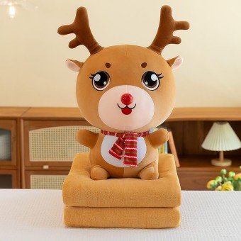 Плюшено одеяло играчка с размер 100x170, Коледа