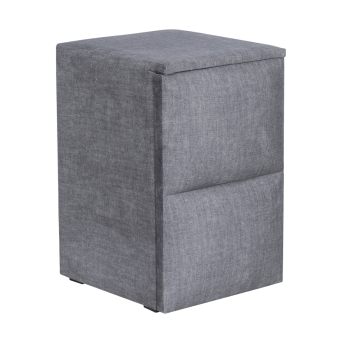 Нощно шкафче за спалня PUZZLE дясно - сив 16