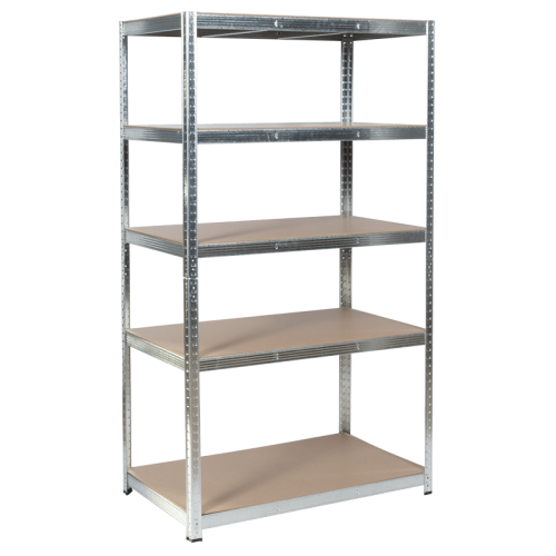 Метален стелаж Carmen CR - 1025 - 180x90x40 см, до 175 кг на рафт - цинк