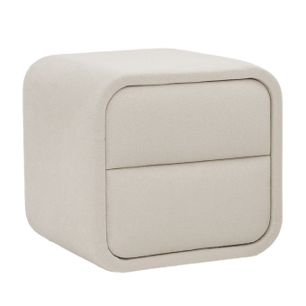 Нощно шкафче за спалня BUMBY - бял 1