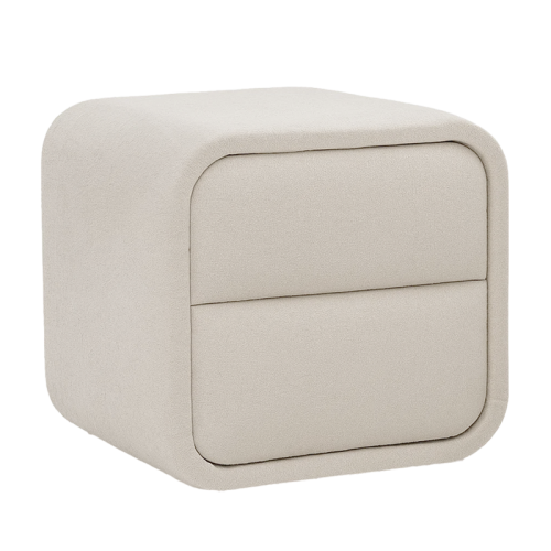 Нощно шкафче за спалня BUMBY - бял 1 Нощно шкафче за спалня BUMBY - бял 1