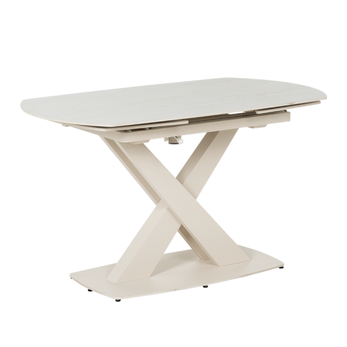 Разтегателна трапезна маса MATEO - крем Разтегателна трапезна маса MATEO - крем