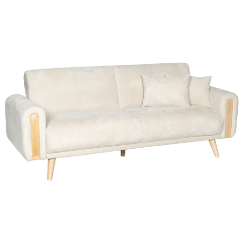 Разтегателен диван - тройка GOMA - бял E26 Разтегателен диван - тройка GOMA - бял E26