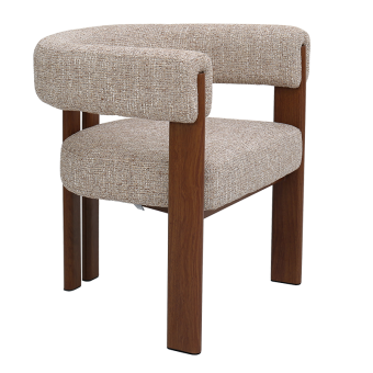 Трапезен стол DOMAR - кафяв 170 RS2