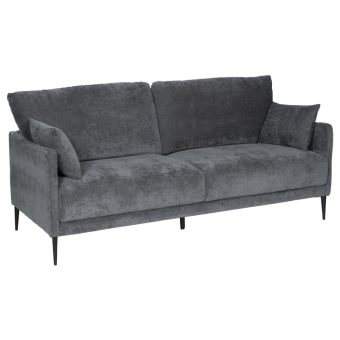 Диван тройка KAMINA - тъмносив M18