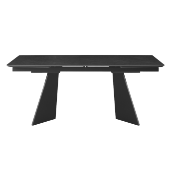 Разтегателна трапезна маса CARORA - черна