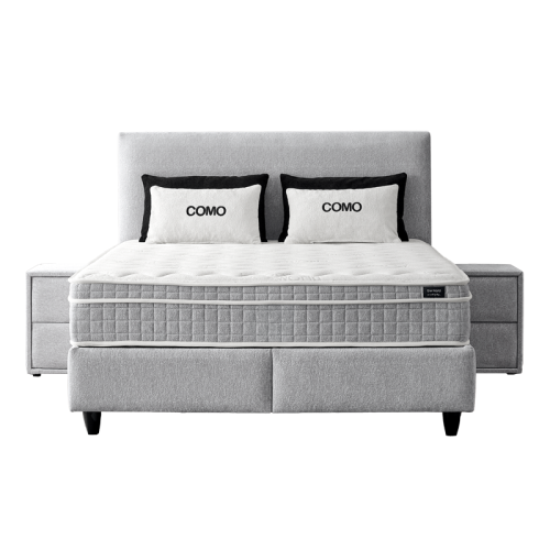 Тапицирана спалня с матрак COMO 180 x 200 - сребърен AN Тапицирана спалня с матрак COMO 180 x 200 - сребърен AN