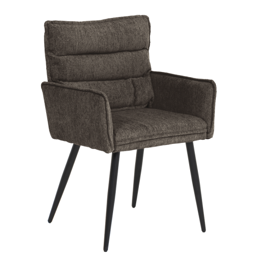 Трапезен стол с подлакътници IKSAN - тъмнокафяв R45 Трапезен стол с подлакътници IKSAN - тъмнокафяв R45