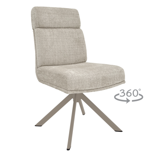 Трапезен стол TURI - крем 02 Трапезен стол TURI - крем 02