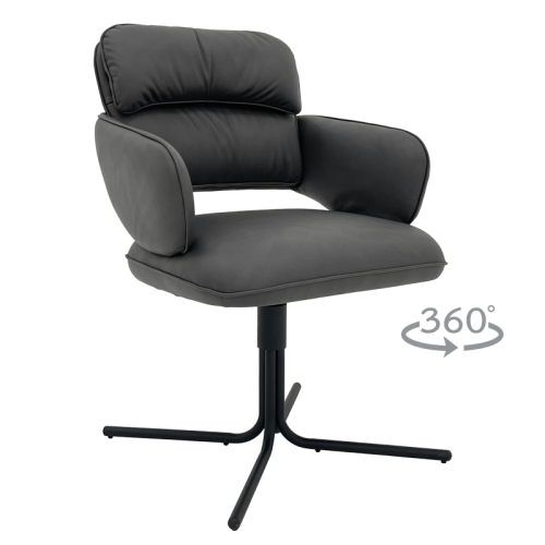 Трапезен стол RAKVERE - тъмносив 11 Трапезен стол RAKVERE - тъмносив 11