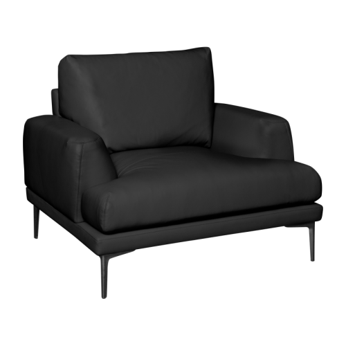 Кожен фотьойл GRASTEN LUX - черен