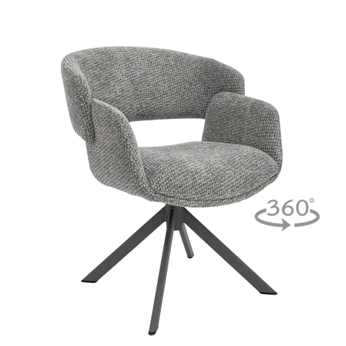 Трапезен стол VORU 8 - сив 44 Трапезен стол VORU 8 - сив 44