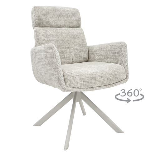 Трапезен стол TORVA 6 - бял 01 Трапезен стол TORVA 6 - бял 01