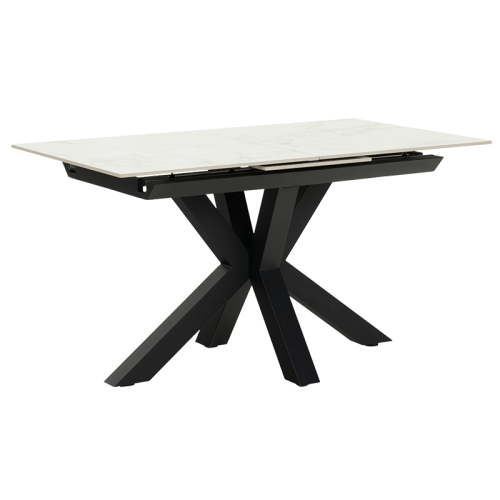 Разтегателна трапезна маса STARGARD - бял гланц Разтегателна трапезна маса STARGARD - бял гланц