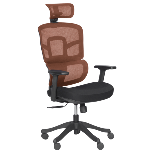 Ергономичен стол Carmen 7582 - оранжев-черен Ергономичен стол Carmen 7582 - оранжев-черен