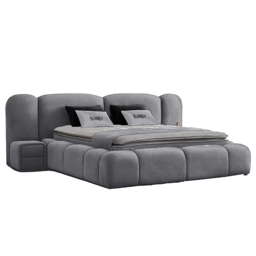 Тапицирана спалня с матрак BUMBY 180 x 200 - сив 13 Тапицирана спалня с матрак BUMBY 180 x 200 - сив 13