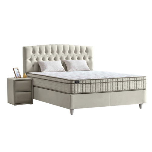 Тапицирана спалня с матрак MONZA 180 x 200 - крем B 01 Тапицирана спалня с матрак MONZA 180 x 200 - крем B 01