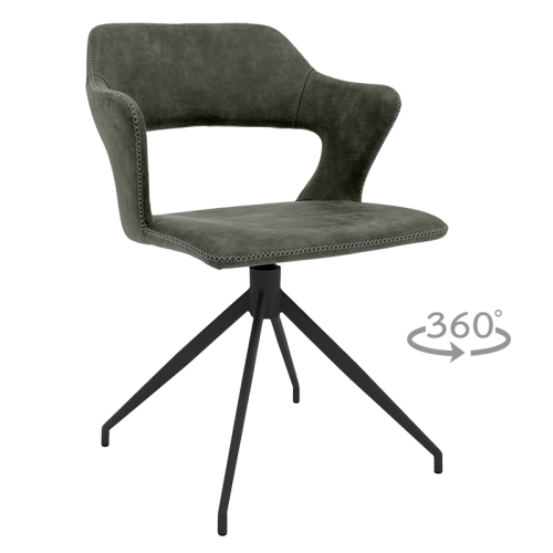 Трапезен стол RAPLA - тъмносив 09 Трапезен стол RAPLA - тъмносив 09