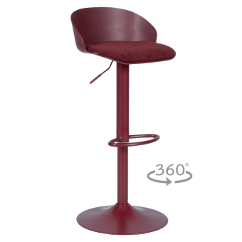 Бар стол ARELATE - червен