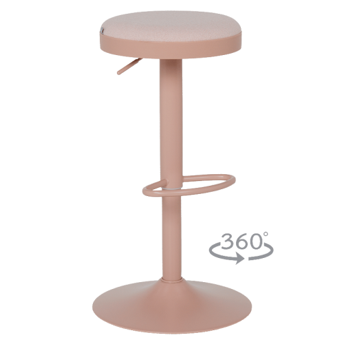 Бар стол BARACO - розов