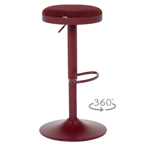 Бар стол BARACO - червен