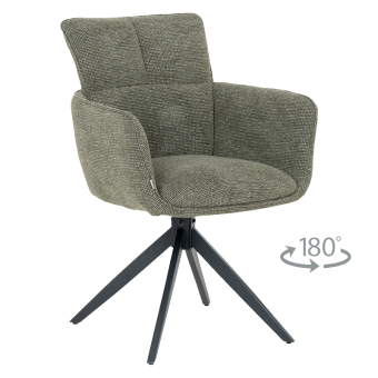 Трапезен стол GILES - тъмнозелен