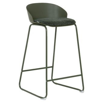 Бар стол TOLOSA - тъмнозелен