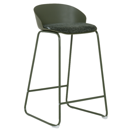 Бар стол TOLOSA - тъмнозелен