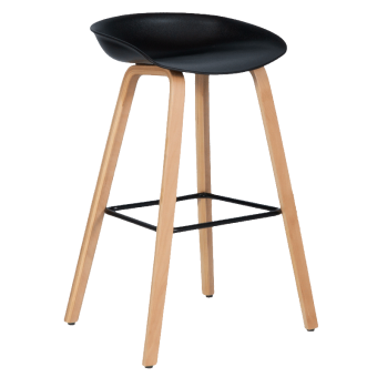 Бар стол PALMIRA - черен