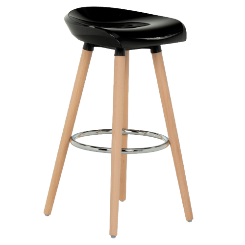 Бар стол ERIDU - черен