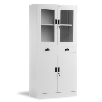 Метален шкаф Carmen CR 1247 JZ - сив