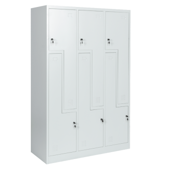 Метален шкаф Carmen CR-1294 J - сив