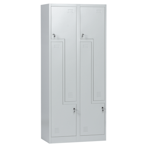 Метален шкаф Carmen CR-1280 J - сив