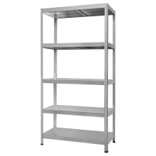 Метален стелаж HARD 180x60x40 см, до 90 кг на рафт - цинк