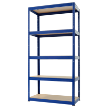 Метален стелаж STAR 180x90x40 см, до 175 кг на рафт - син