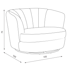 Кресло VIGO - светлочервен HLR Кресло VIGO - светлочервен HLR