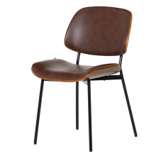 Посетителски стол Carmen 1180 - орех-искрящо кафяв