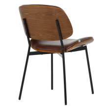 Посетителски стол Carmen 1180 - орех-искрящо кафяв