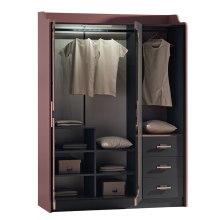 Трикрилен детски гардероб VALENCIA